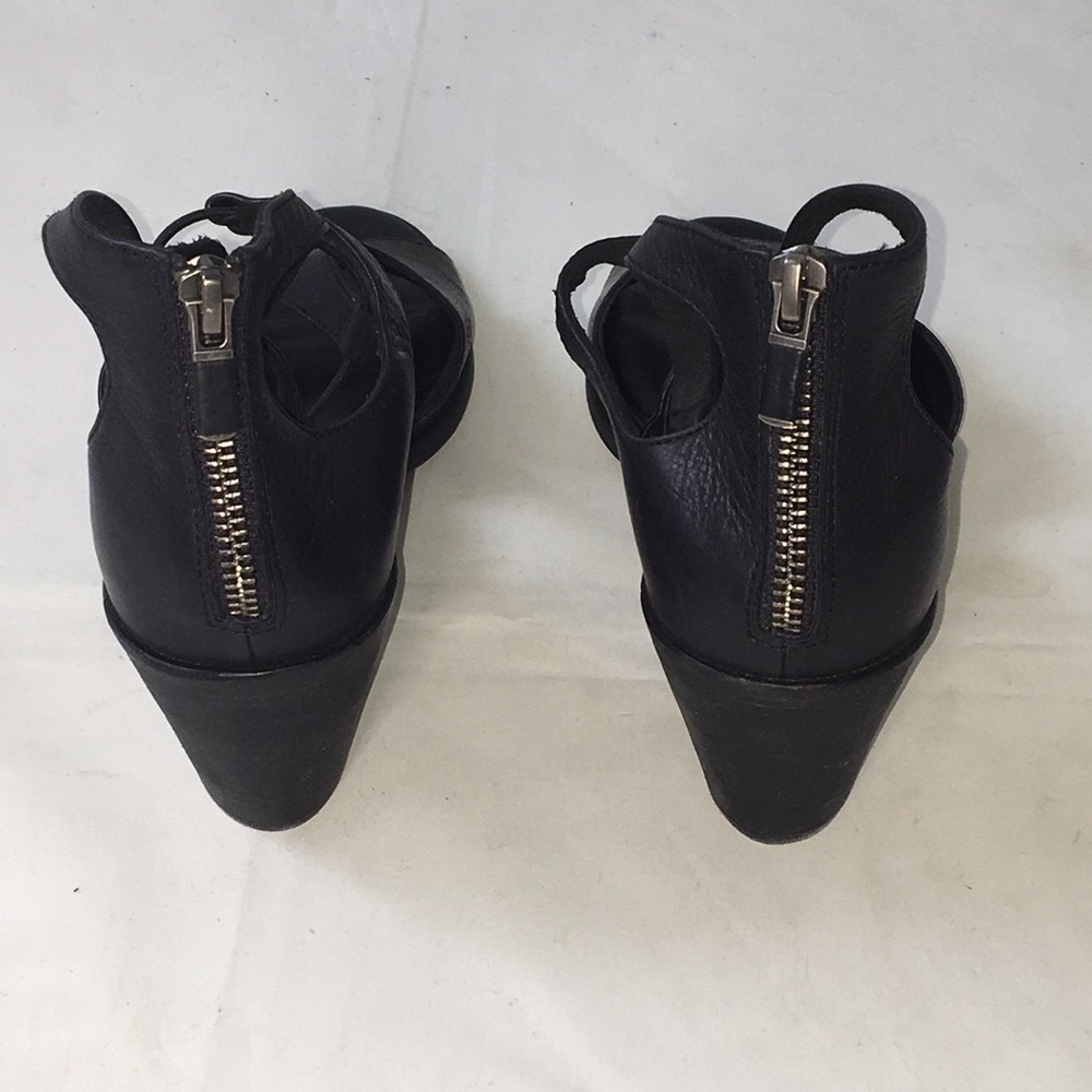 EILEEN FISHER Lou Block Heel Sandal Shoes Zip Back - Picture 10 of 12